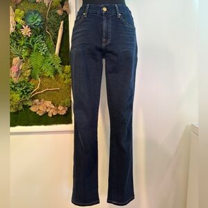 7 for all mankind straight leg jeans.